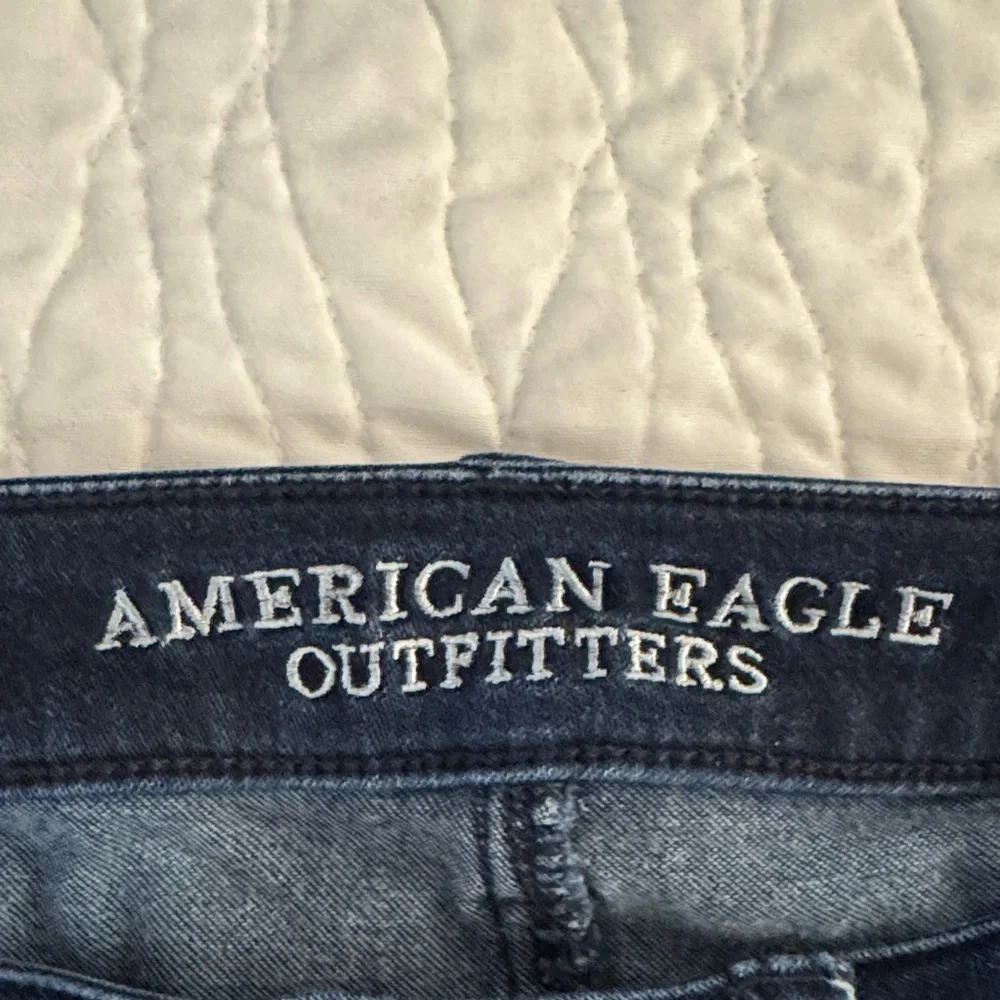 American Eagle Outfitters Women's Dark Blue Skinny Jeans